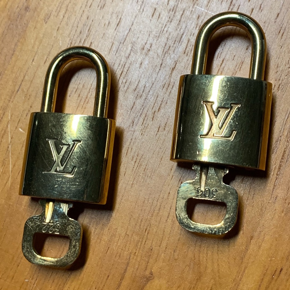 LV Lock - Authentic from Japan